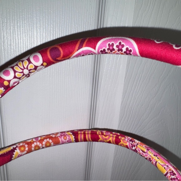 Vera Bradley Bowler Handbag Tote Bag Raspberry Fizz Purse Retired - Picture 7 of 7